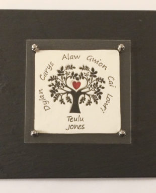 Ffram Llechan Fach - Coeden Teulu